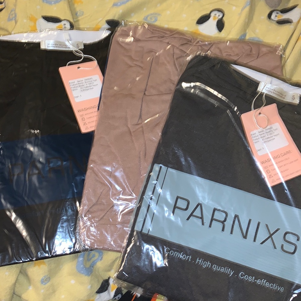 NWT Parnixs nursing top lot
